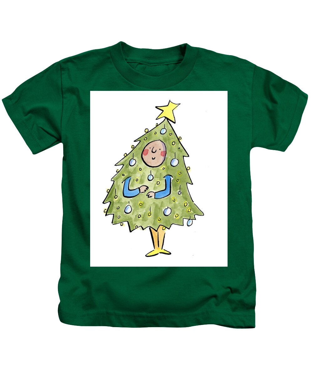 Christmas Tree Outfit - Kids T-Shirt