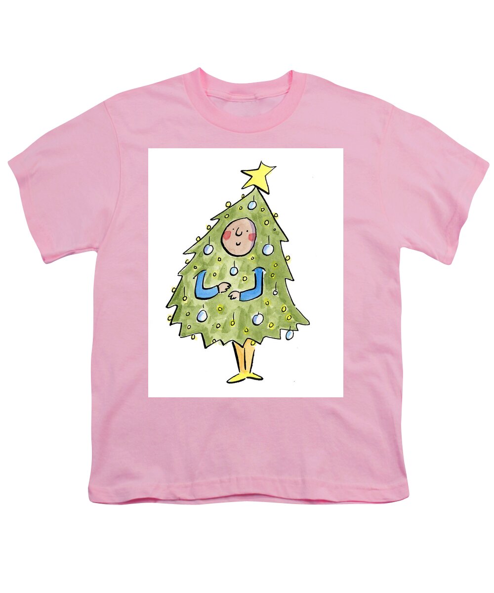 Christmas Tree Outfit - Youth T-Shirt