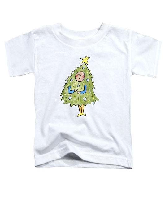Christmas Tree Outfit - Toddler T-Shirt