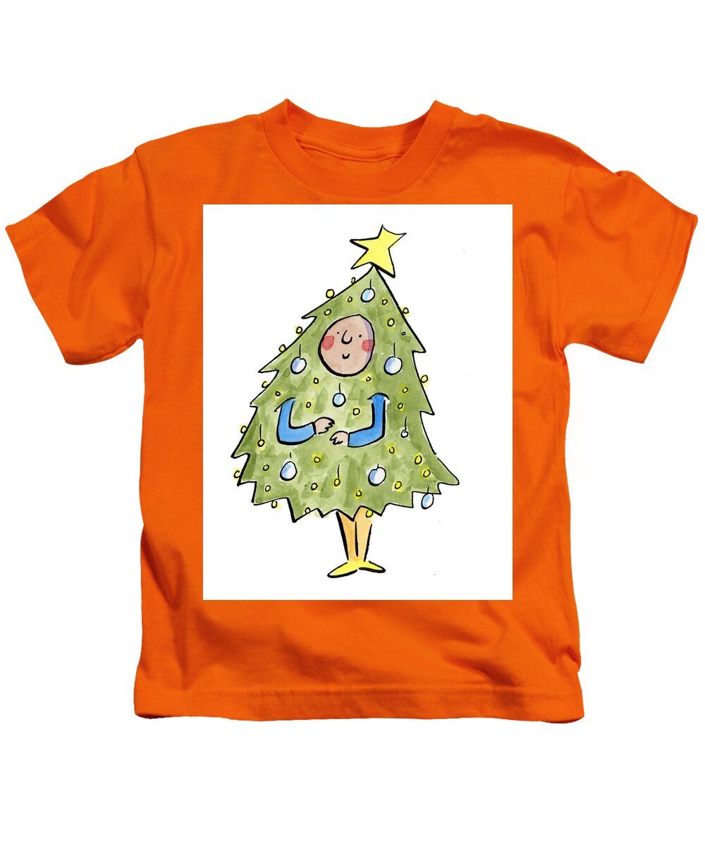 Christmas Tree Outfit - Kids T-Shirt