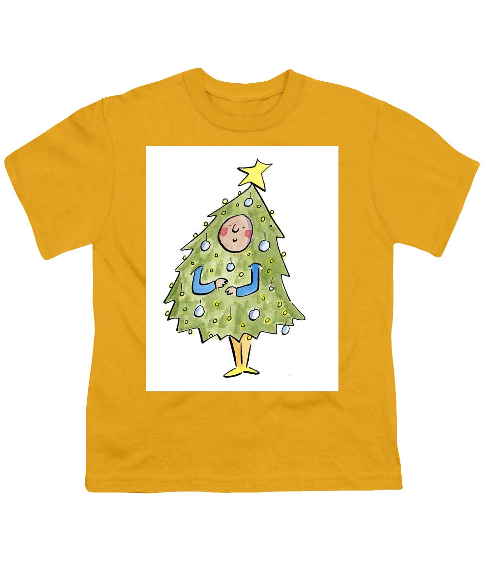 Christmas Tree Outfit - Youth T-Shirt