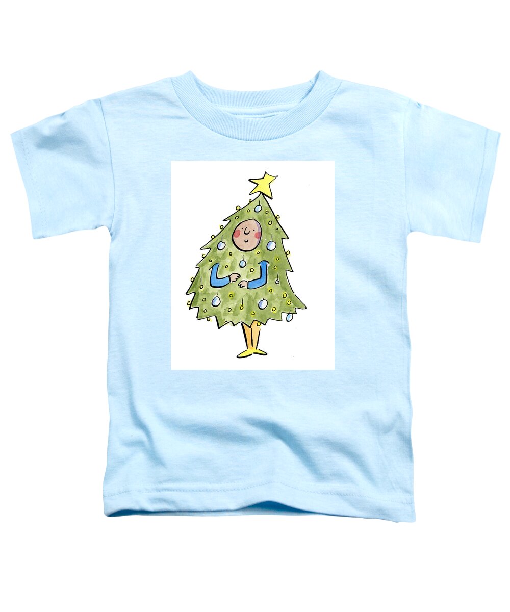 Christmas Tree Outfit - Toddler T-Shirt