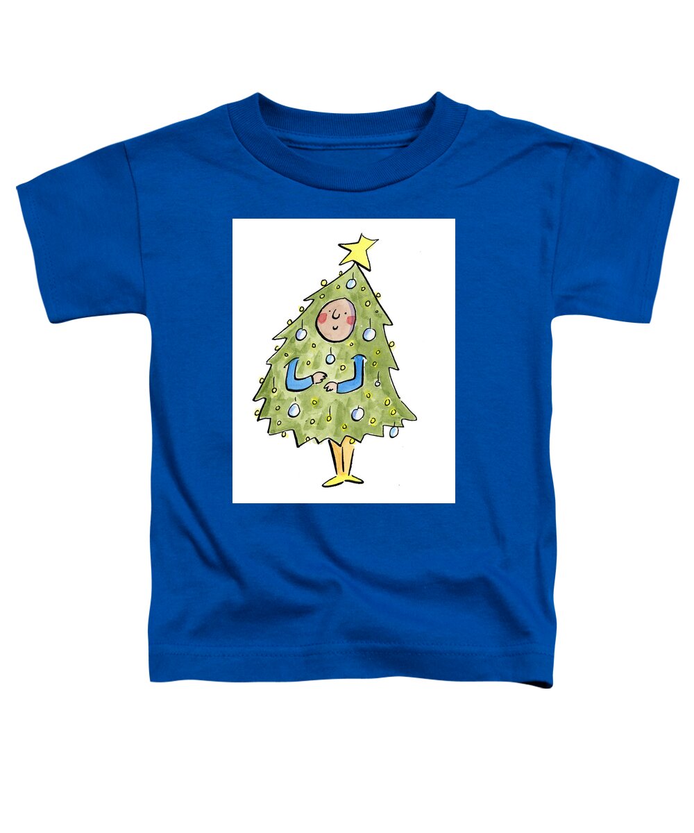 Christmas Tree Outfit - Toddler T-Shirt