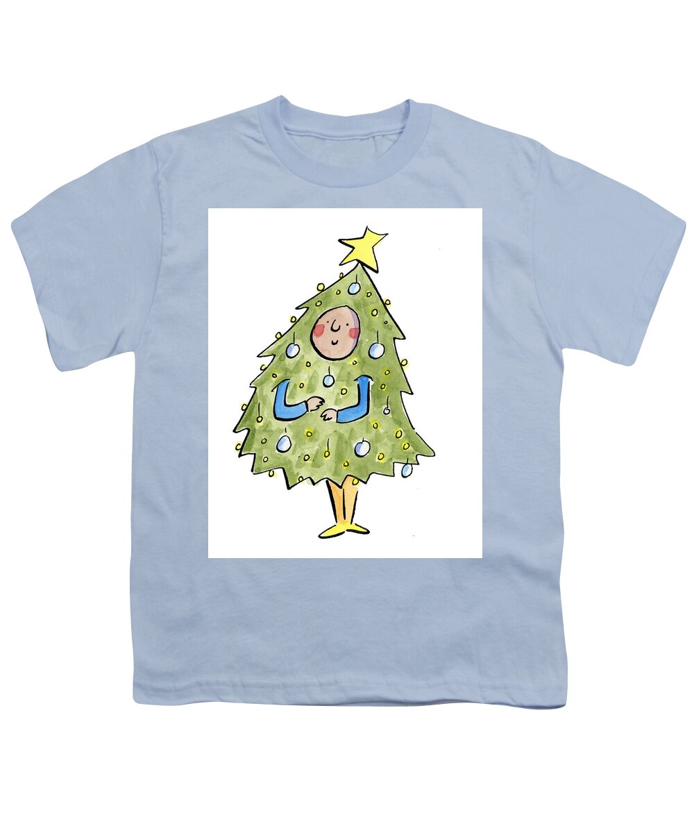 Christmas Tree Outfit - Youth T-Shirt