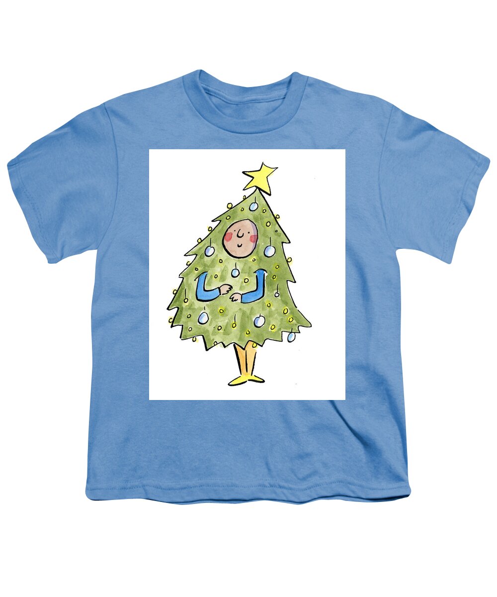 Christmas Tree Outfit - Youth T-Shirt