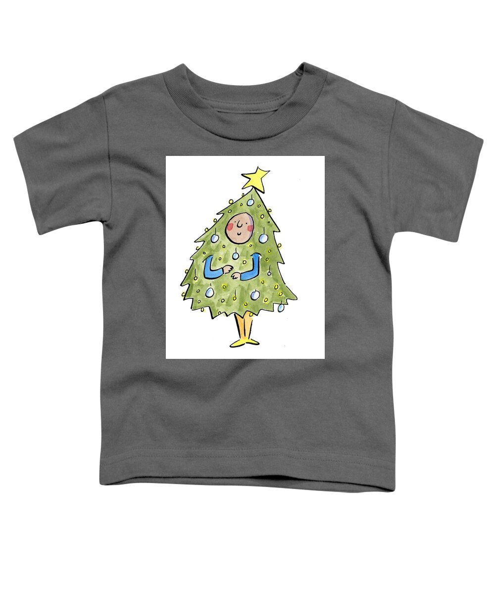 Christmas Tree Outfit - Toddler T-Shirt