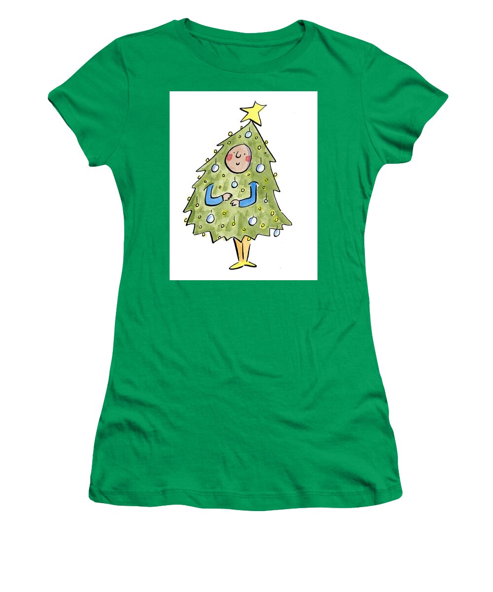 Christmas Tree Outfit - Women's T-Shirt