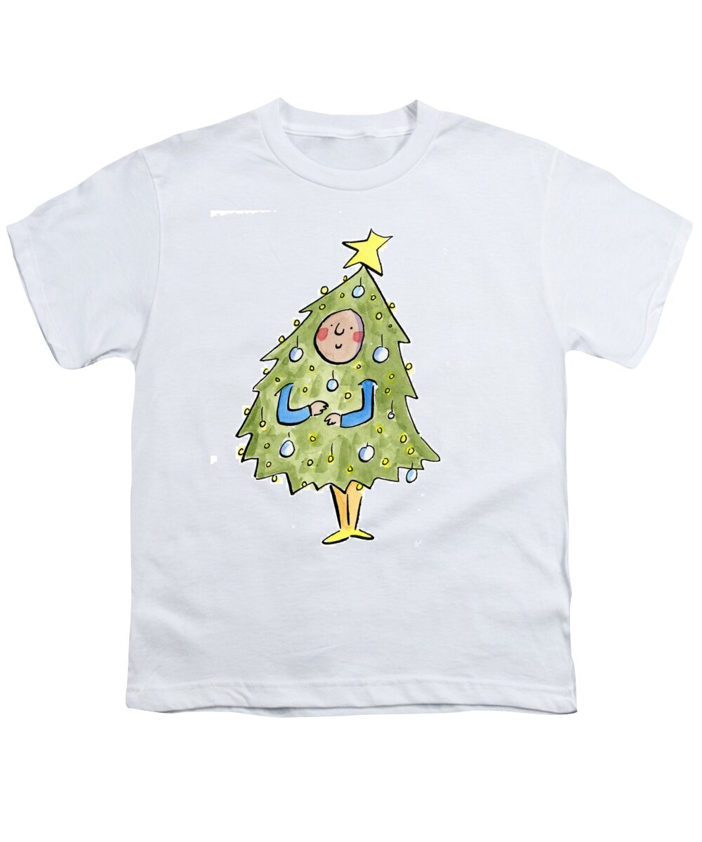 Christmas Tree Outfit - Youth T-Shirt