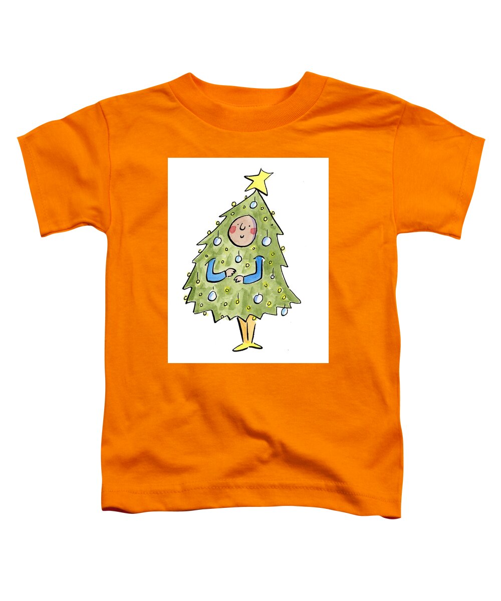 Christmas Tree Outfit - Toddler T-Shirt
