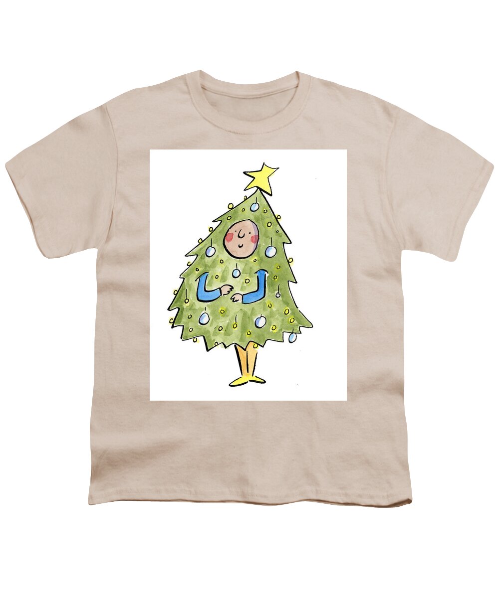 Christmas Tree Outfit - Youth T-Shirt