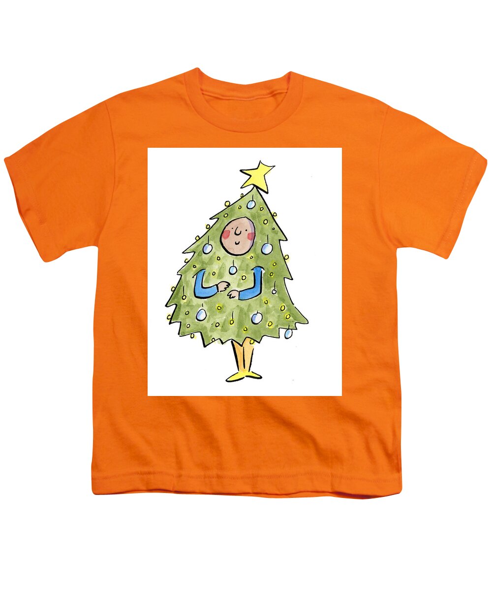 Christmas Tree Outfit - Youth T-Shirt