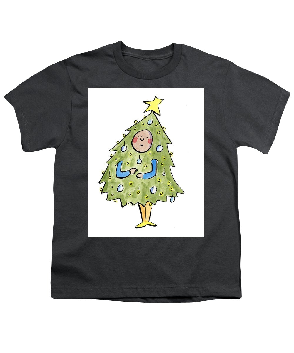 Christmas Tree Outfit - Youth T-Shirt