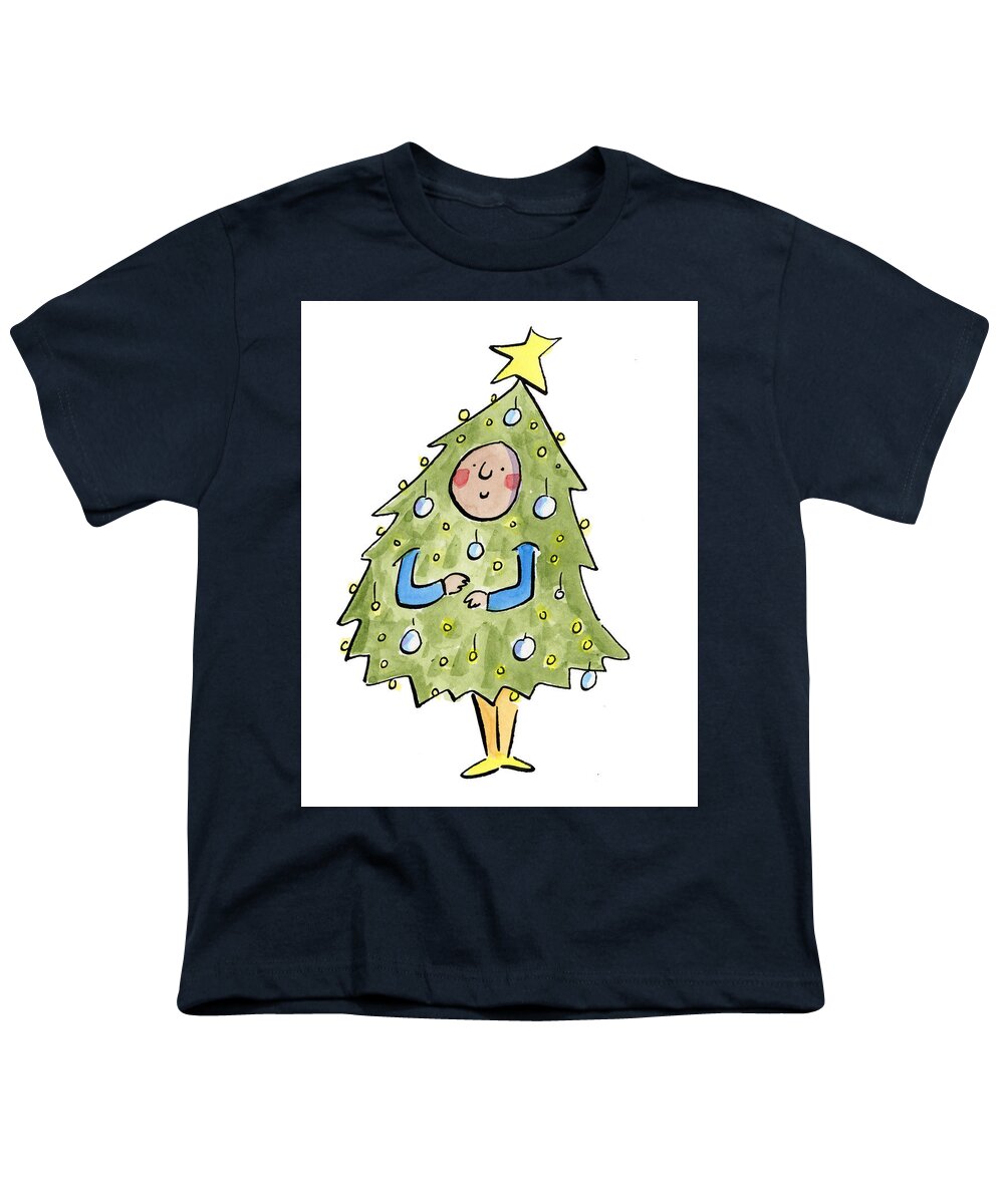 Christmas Tree Outfit - Youth T-Shirt