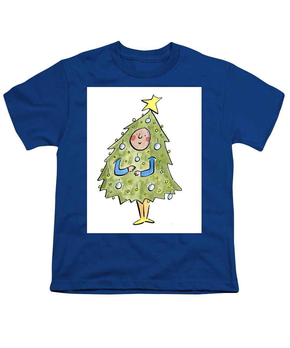 Christmas Tree Outfit - Youth T-Shirt