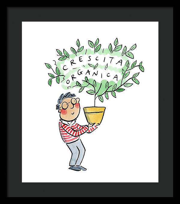 Crescita Organica - Framed Print