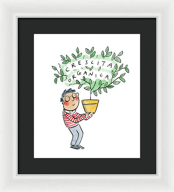 Crescita Organica - Framed Print