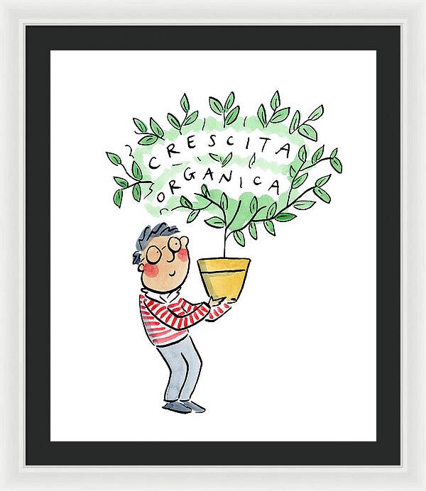 Crescita Organica - Framed Print