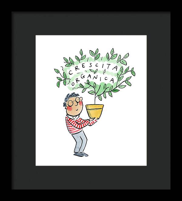 Crescita Organica - Framed Print