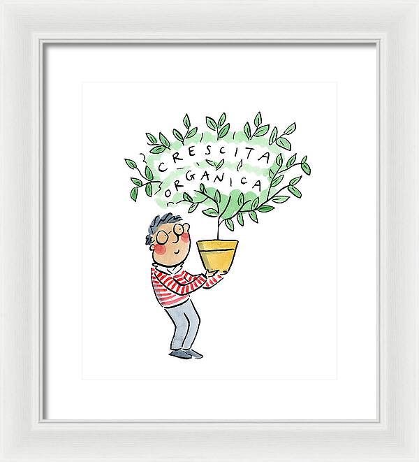 Crescita Organica - Framed Print