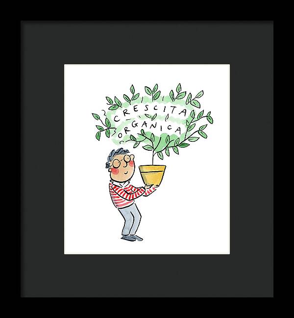 Crescita Organica - Framed Print