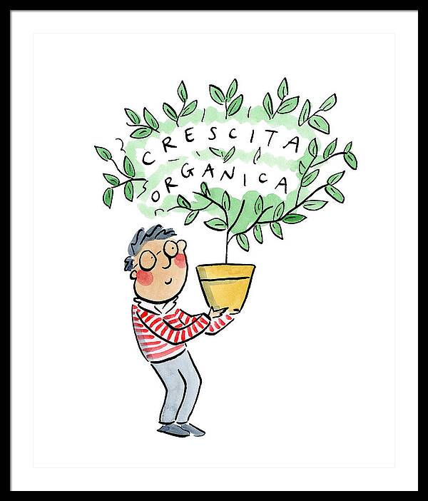 Crescita Organica - Framed Print
