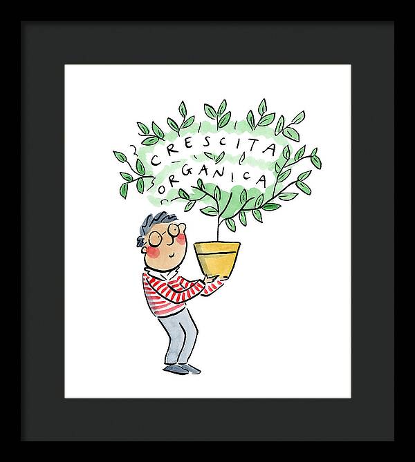 Crescita Organica - Framed Print