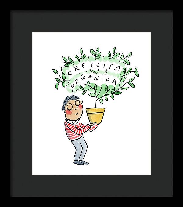 Crescita Organica - Framed Print