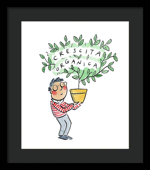Crescita Organica - Framed Print