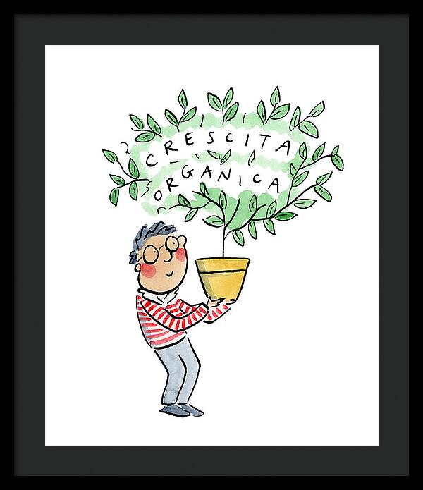 Crescita Organica - Framed Print