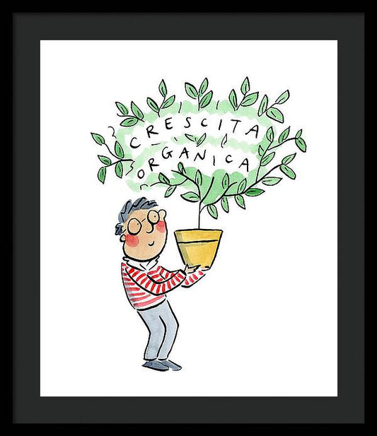 Crescita Organica - Framed Print
