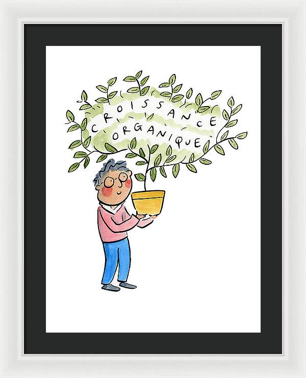 Croissance Organique - Framed Print