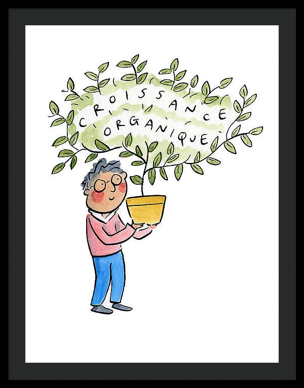 Croissance Organique - Framed Print