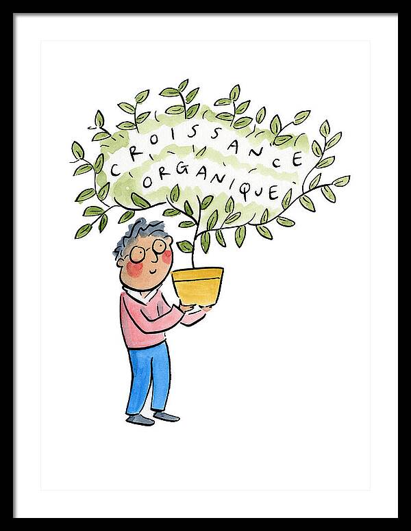 Croissance Organique - Framed Print