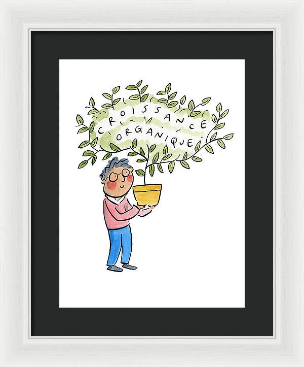 Croissance Organique - Framed Print