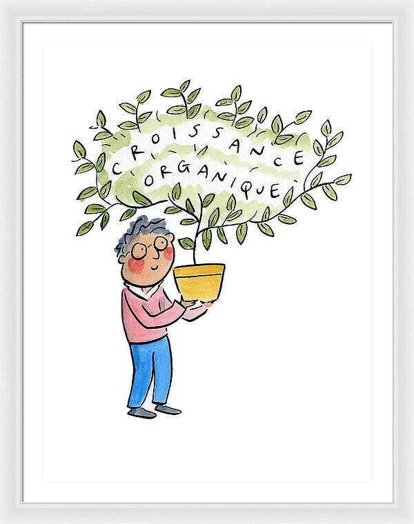 Croissance Organique - Framed Print