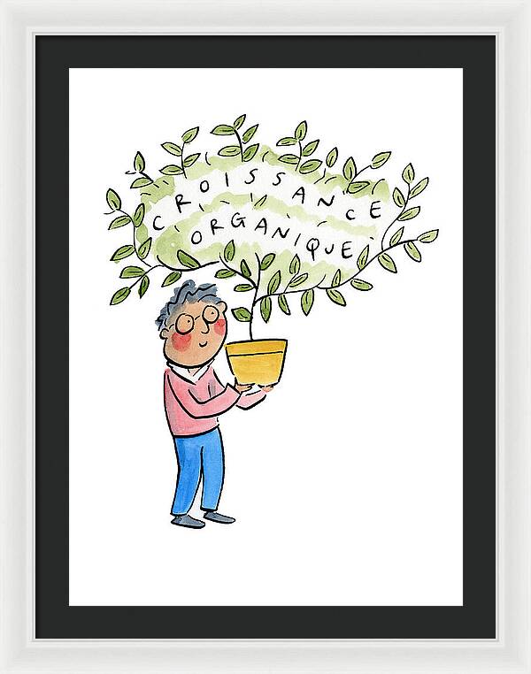Croissance Organique - Framed Print