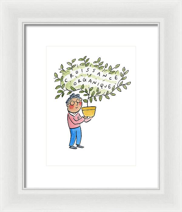 Croissance Organique - Framed Print
