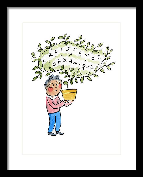 Croissance Organique - Framed Print