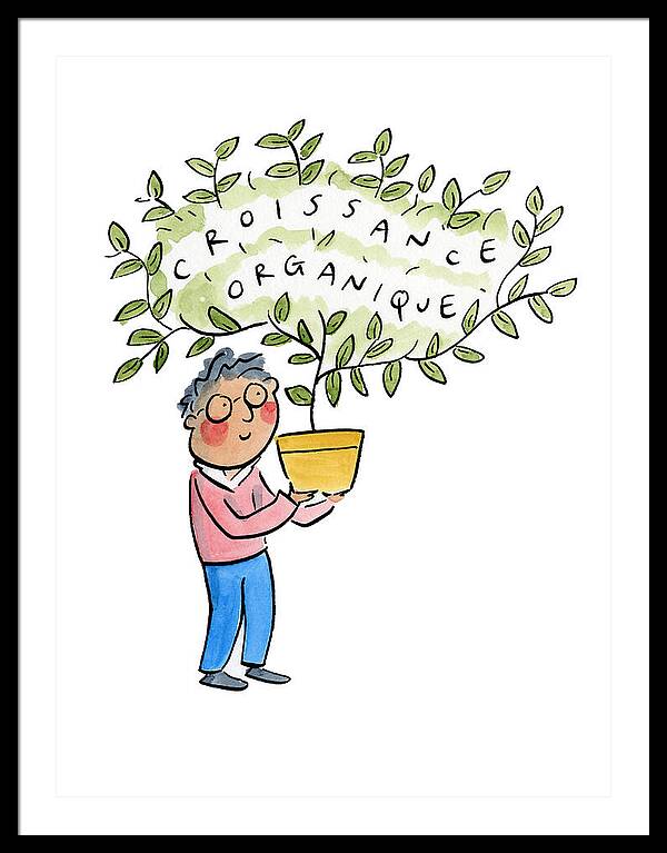 Croissance Organique - Framed Print