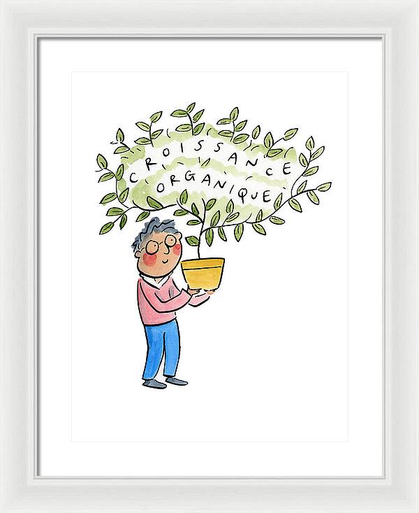 Croissance Organique - Framed Print