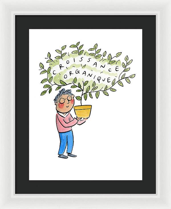 Croissance Organique - Framed Print