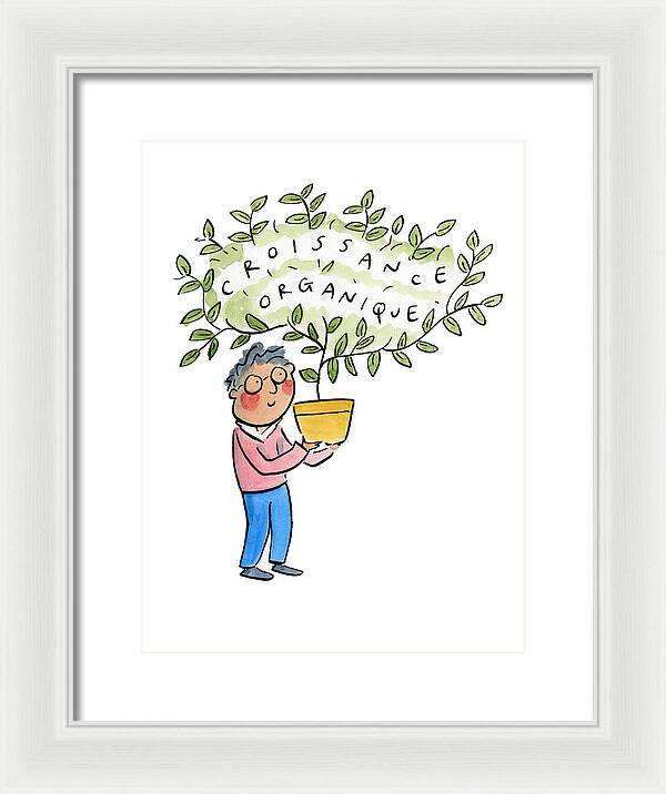 Croissance Organique - Framed Print