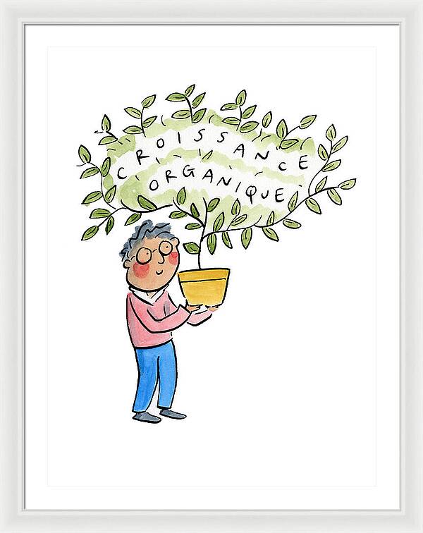 Croissance Organique - Framed Print