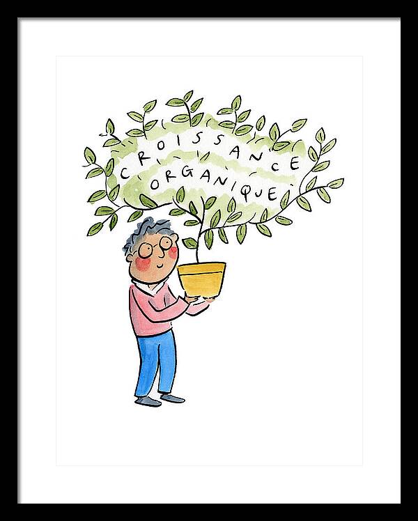 Croissance Organique - Framed Print