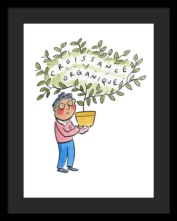 Croissance Organique - Framed Print