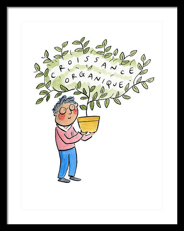 Croissance Organique - Framed Print