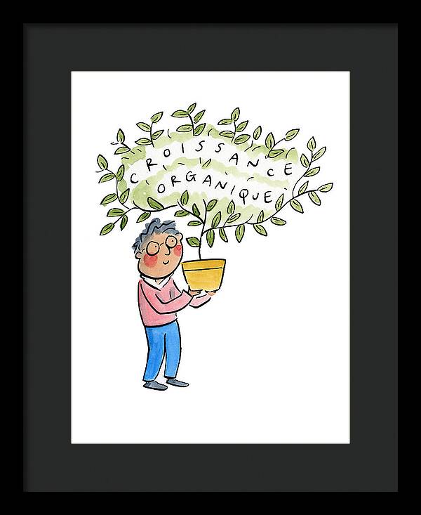 Croissance Organique - Framed Print