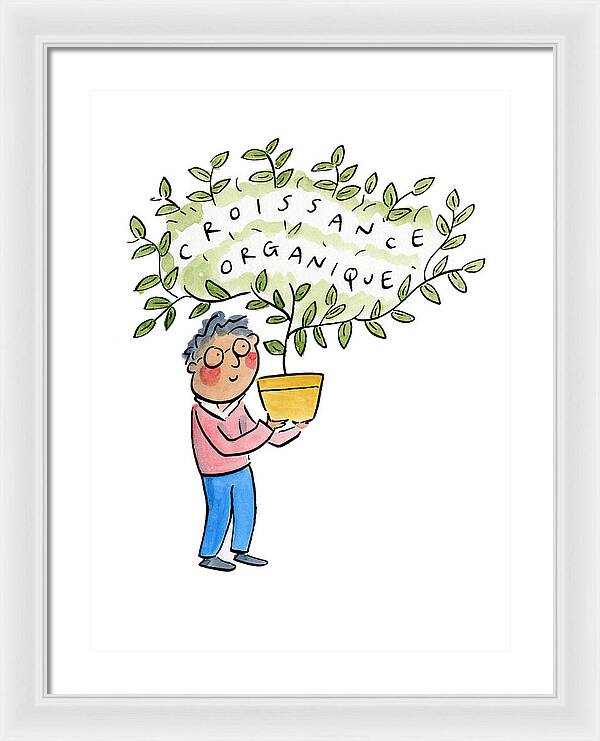 Croissance Organique - Framed Print