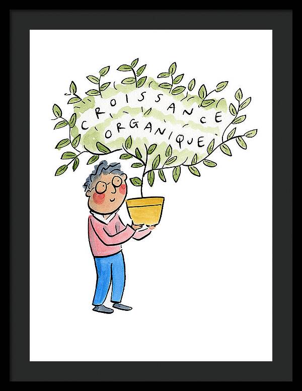 Croissance Organique - Framed Print