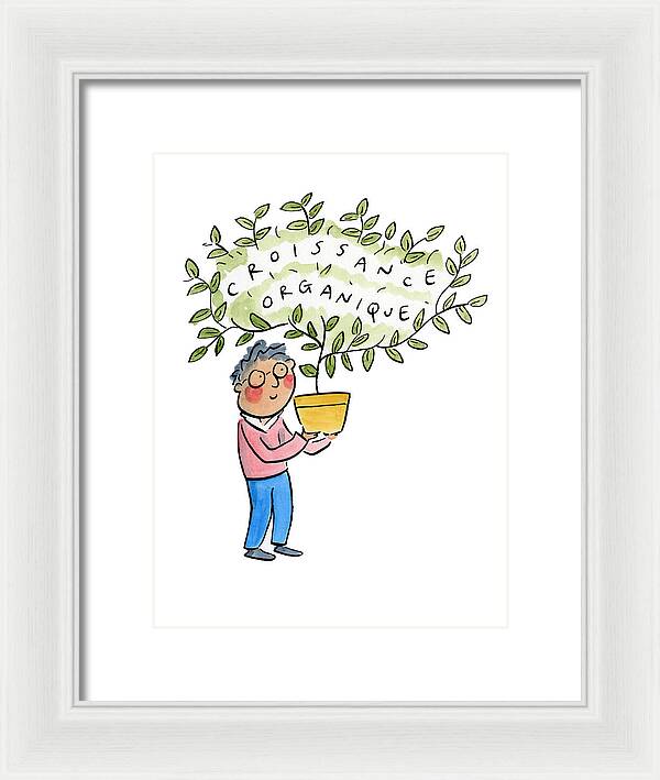 Croissance Organique - Framed Print
